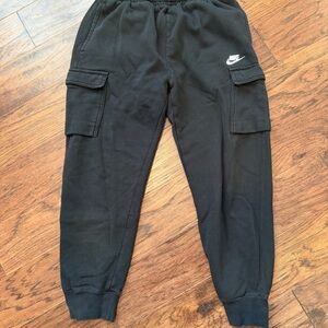 Black Nike joggers